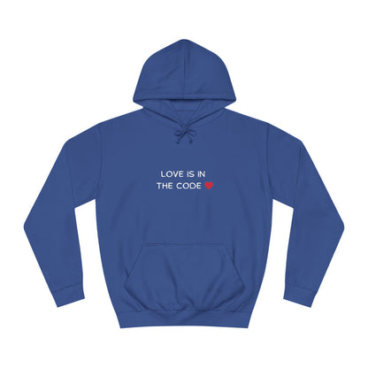 💻❤️ Love is in the Code Hoodie – Cozy & Geeky Valentine’s Gift for Developers & Tech Lovers