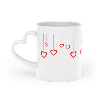 Heart-Handle Mug for Coffee & Tea Lovers | Perfect Gift for Valentine's Day & Anniversaries