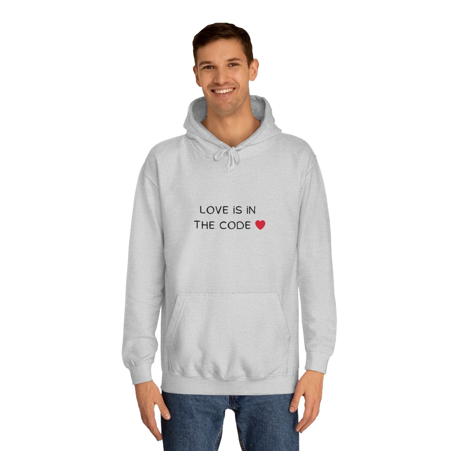 💻❤️ Love is in the Code Hoodie – Cozy & Geeky Valentine’s Gift for Developers & Tech Lovers