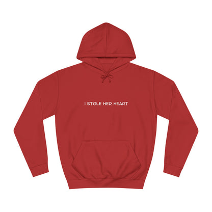 ❤️ "I Stole Her Heart" Unisex Hoodie – The Perfect Matching Gift for Couples! ❤️