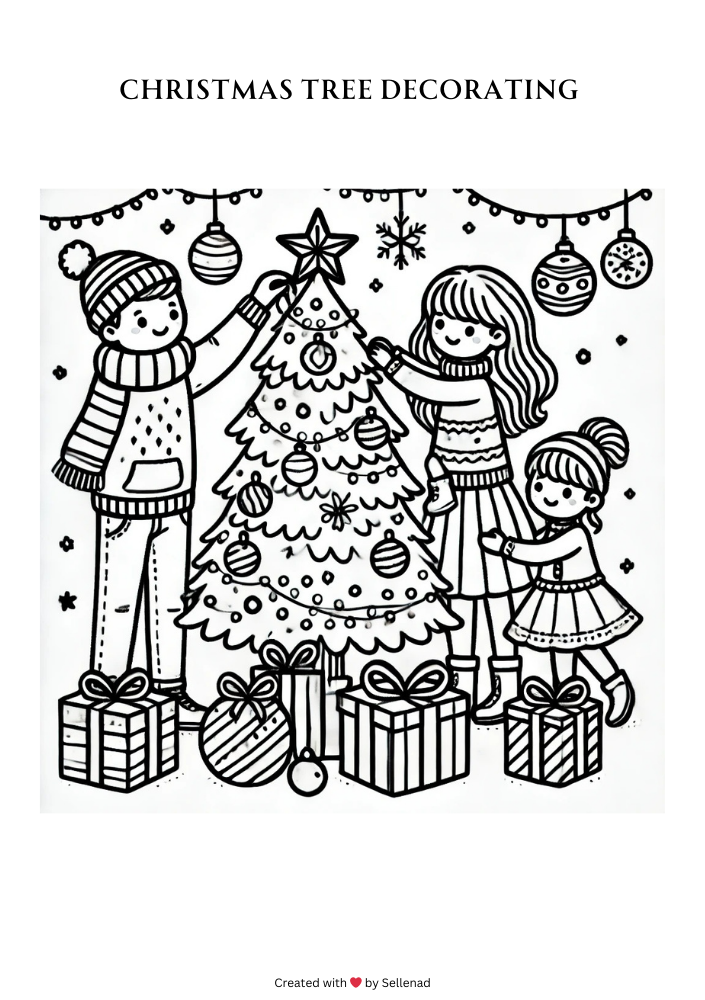 Winter Wonderland Coloring Book – 20 Printable Pages