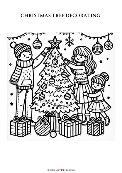 Winter Wonderland Coloring Book – 20 Printable Pages