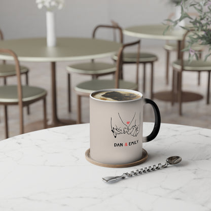 Personalized Surprise Mug – Heat Activated, Custom Name Magic Cup
