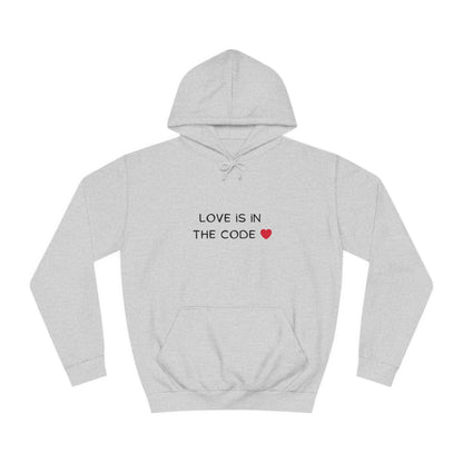 💻❤️ Love is in the Code Hoodie – Cozy & Geeky Valentine’s Gift for Developers & Tech Lovers