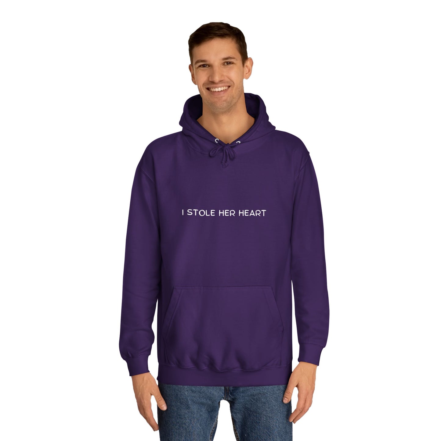 ❤️ "I Stole Her Heart" Unisex Hoodie – The Perfect Matching Gift for Couples! ❤️