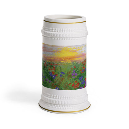 Wild Bloom “Sunset Vista” Ceramic Stein Mug