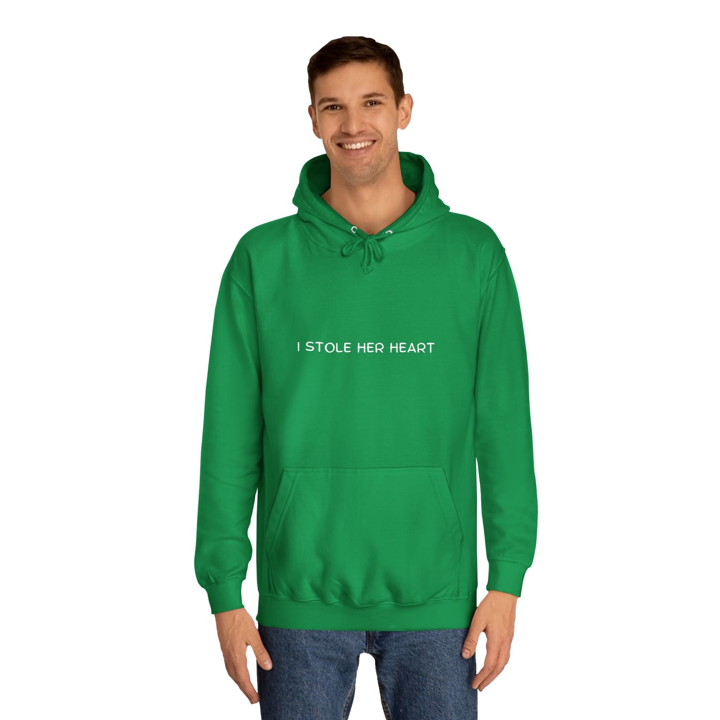 ❤️ "I Stole Her Heart" Unisex Hoodie – The Perfect Matching Gift for Couples! ❤️