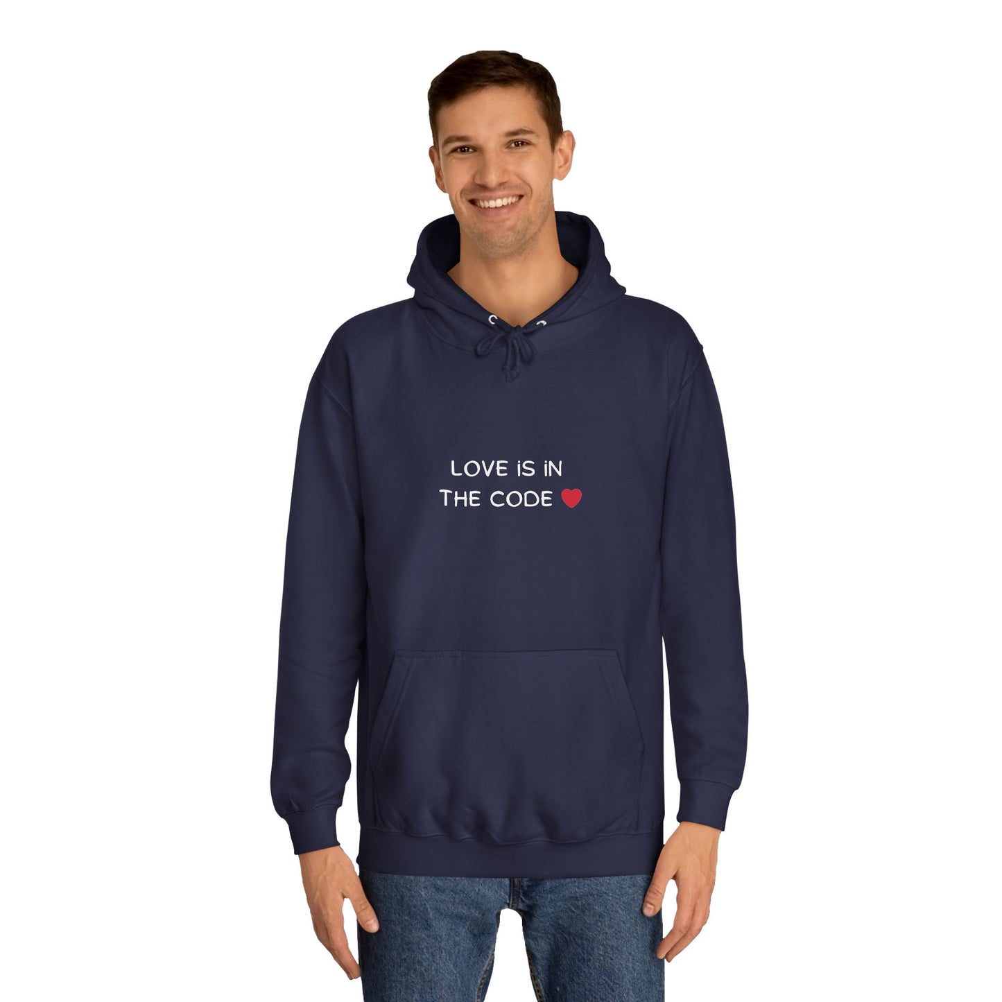 💻❤️ Love is in the Code Hoodie – Cozy & Geeky Valentine’s Gift for Developers & Tech Lovers