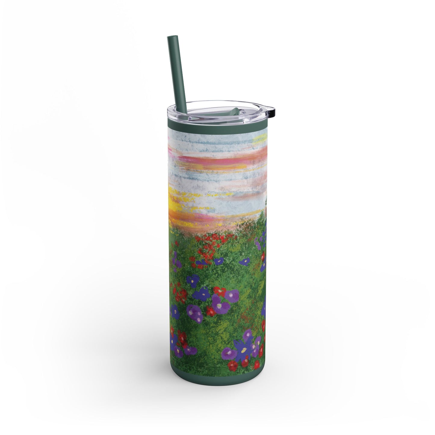 Wild Bloom “Floral Sunset” 20 oz Skinny Tumbler