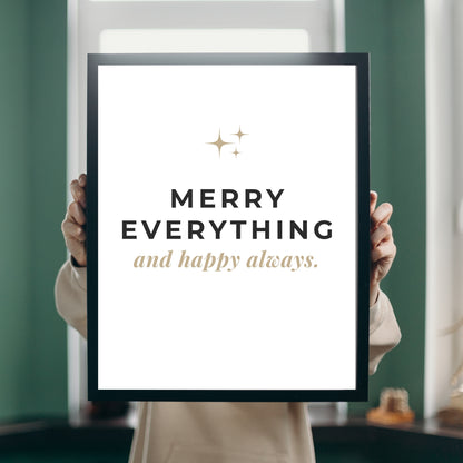 Christmas Wall Art Bundle – 6 Digital Prints (Instant Download)
