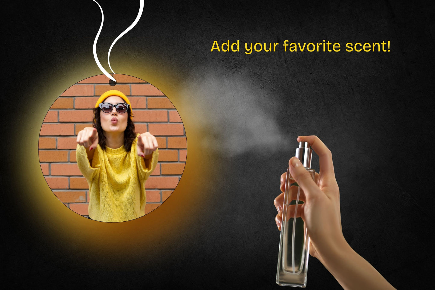 ScentiMe – Custom Photo Air Freshener for Car/Home