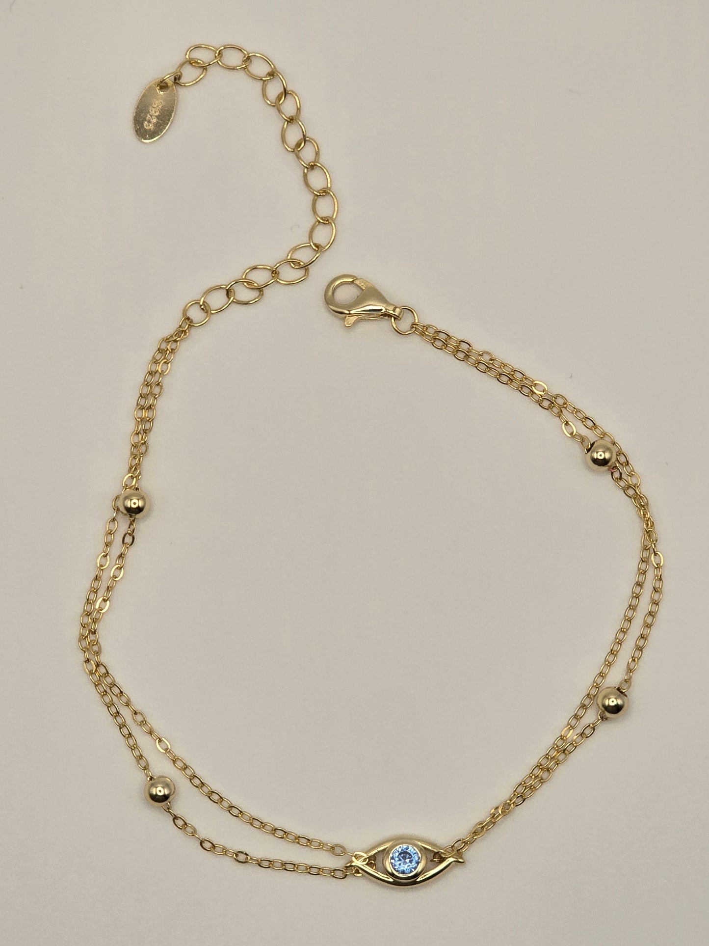 Protected. — Gold Eye Bracelet