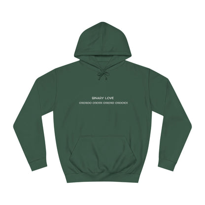 💾 Binary for "LOVE" Hoodie – Geeky & Romantic for Programmers & Tech Couples