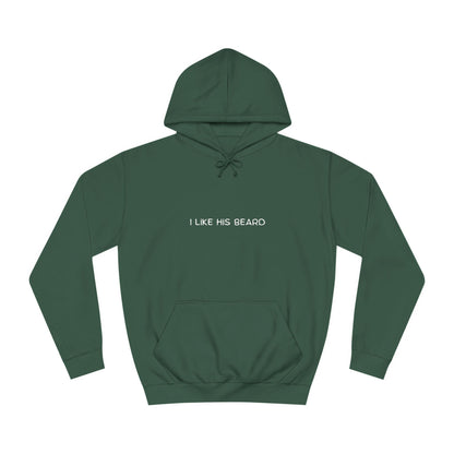 “I Like His Beard” Couples Hoodie – Funny Valentine’s Gift