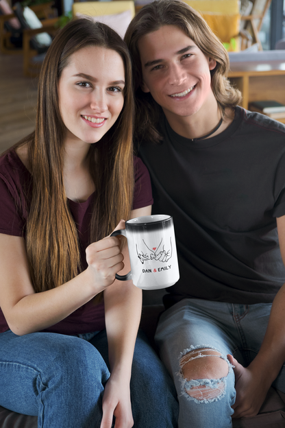 Personalized Surprise Mug – Heat Activated, Custom Name Magic Cup
