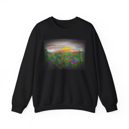 Wild Bloom Floral Crewneck Sweatshirt – Unisex Fit