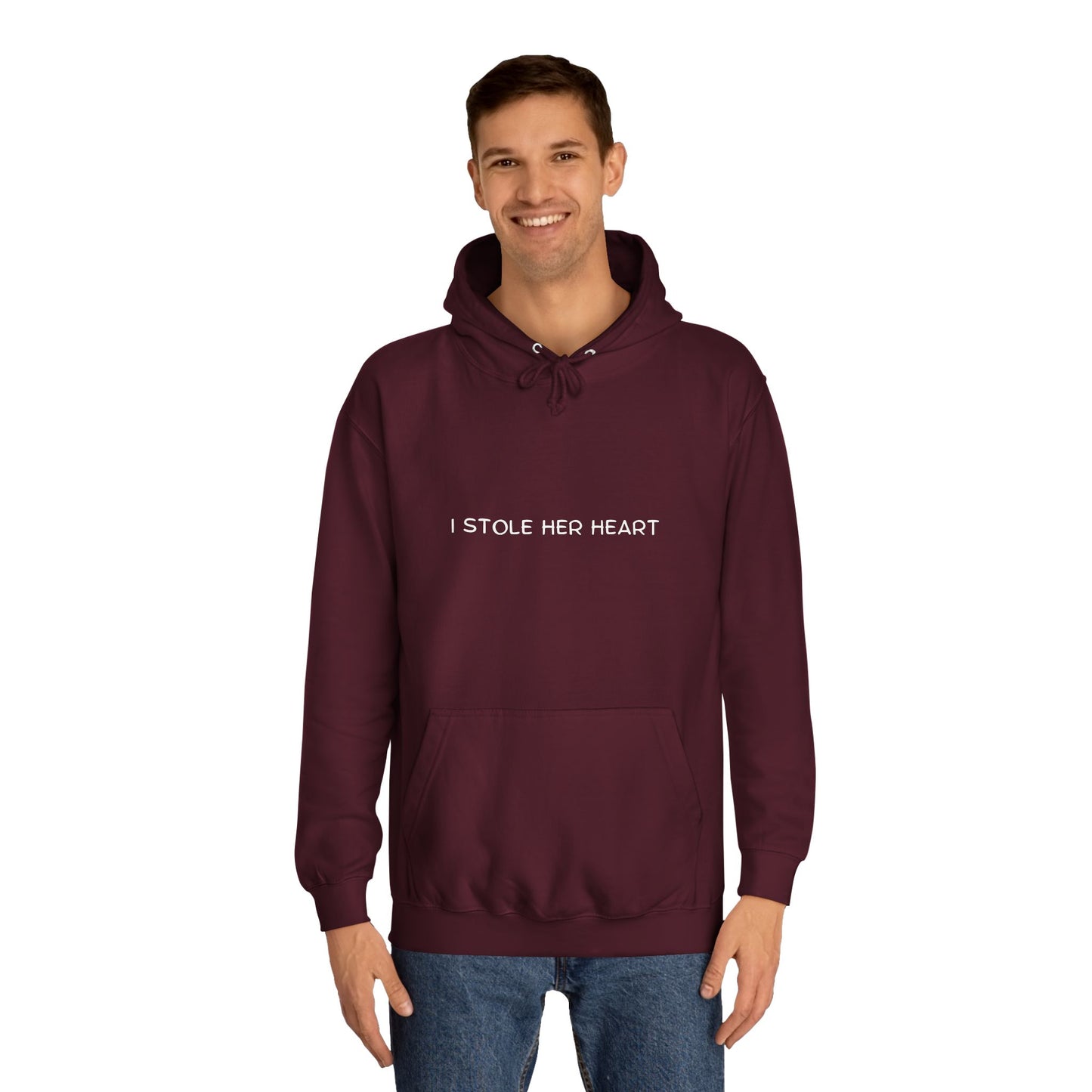 ❤️ "I Stole Her Heart" Unisex Hoodie – The Perfect Matching Gift for Couples! ❤️