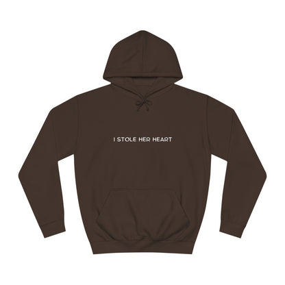 ❤️ "I Stole Her Heart" Unisex Hoodie – The Perfect Matching Gift for Couples! ❤️