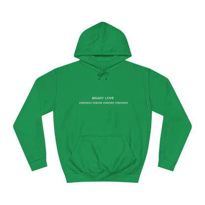 💾 Binary for "LOVE" Hoodie – Geeky & Romantic for Programmers & Tech Couples