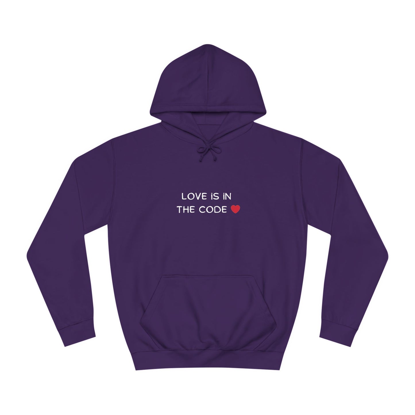 💻❤️ Love is in the Code Hoodie – Cozy & Geeky Valentine’s Gift for Developers & Tech Lovers