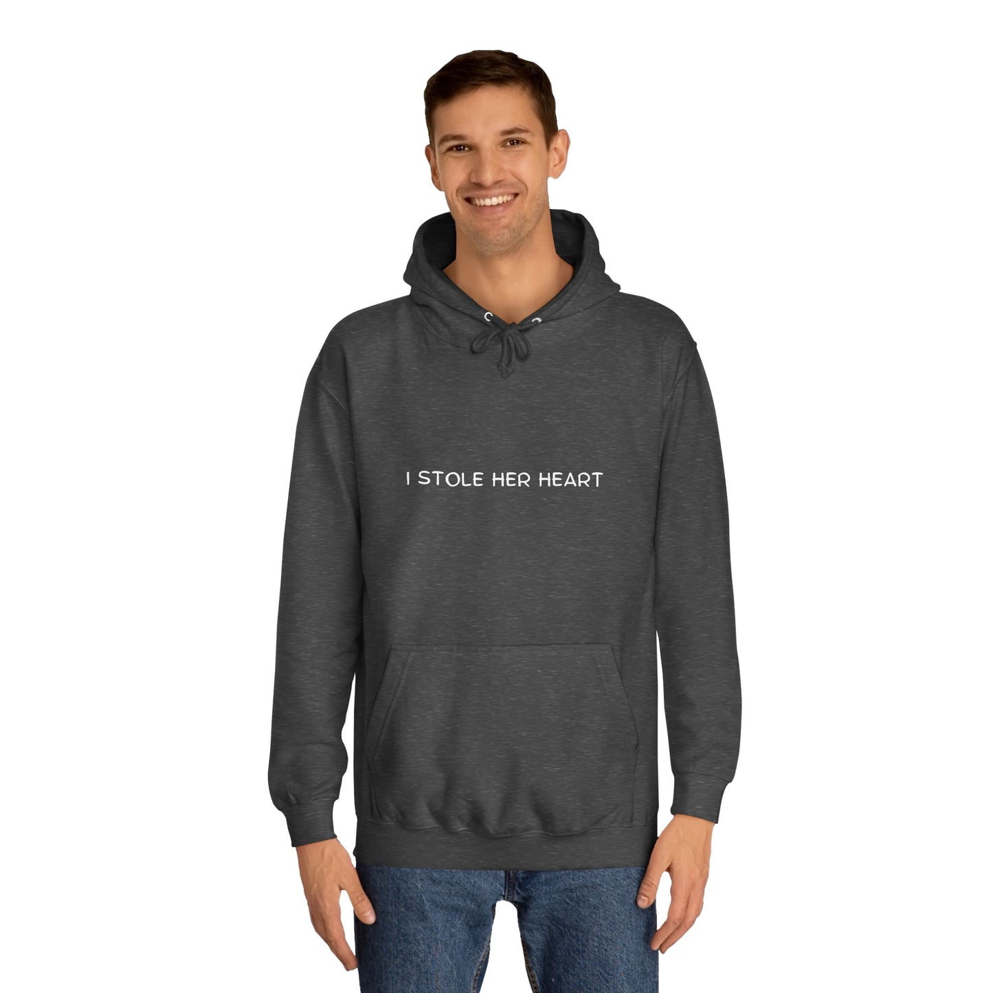 ❤️ "I Stole Her Heart" Unisex Hoodie – The Perfect Matching Gift for Couples! ❤️