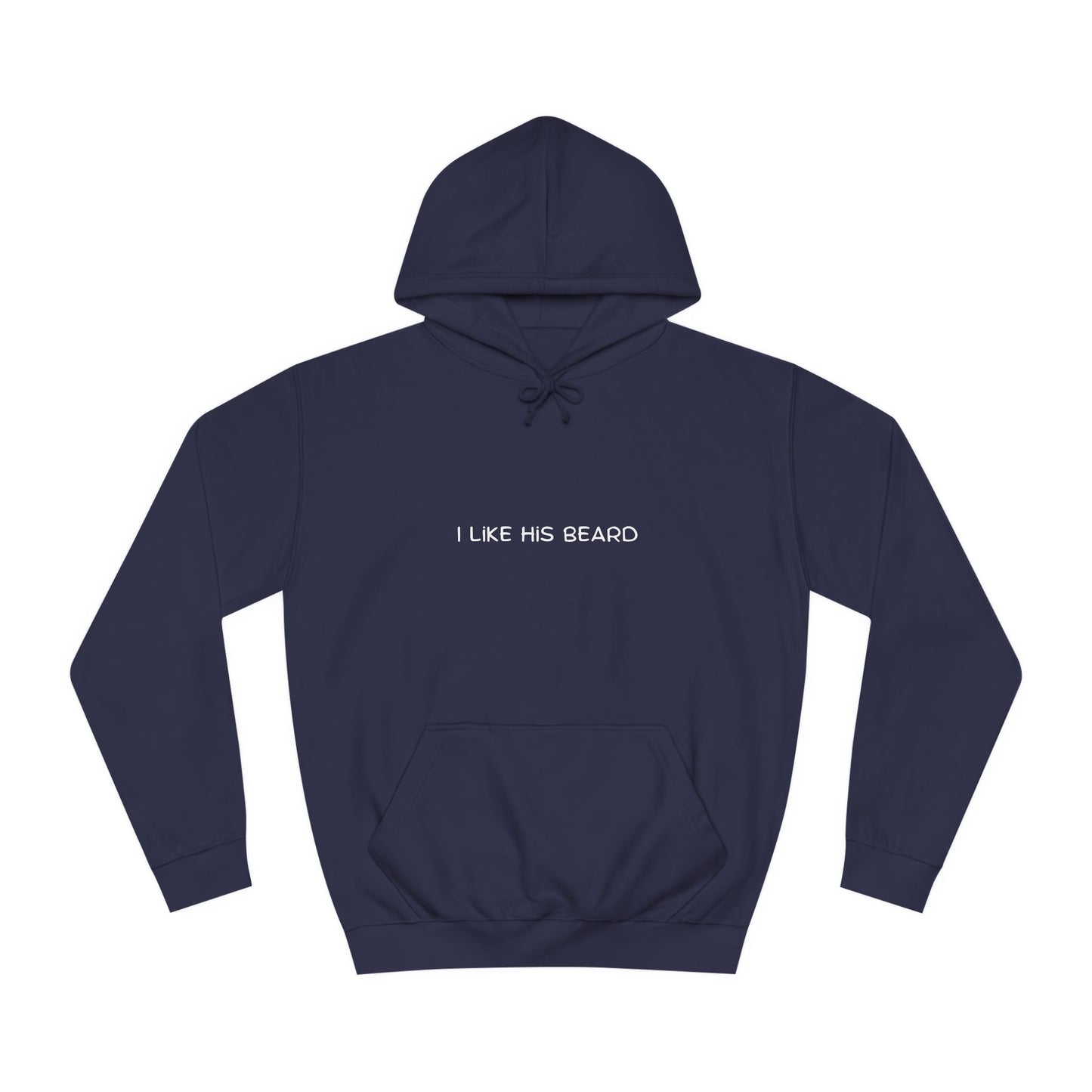 “I Like His Beard” Couples Hoodie – Funny Valentine’s Gift