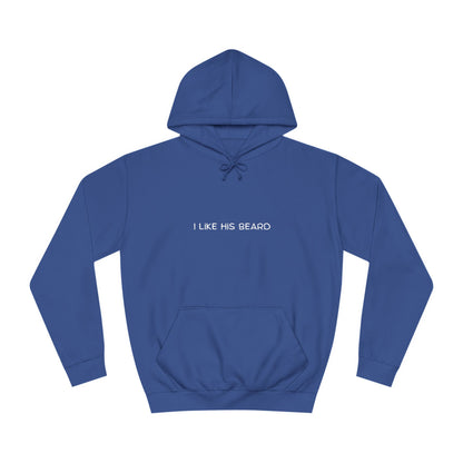 “I Like His Beard” Couples Hoodie – Funny Valentine’s Gift