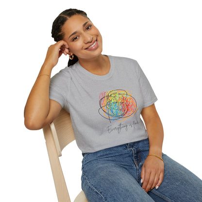 “Everything Is Fine” Unisex Soft‑Style T‑Shirt – Sarcastic Graphic Tee