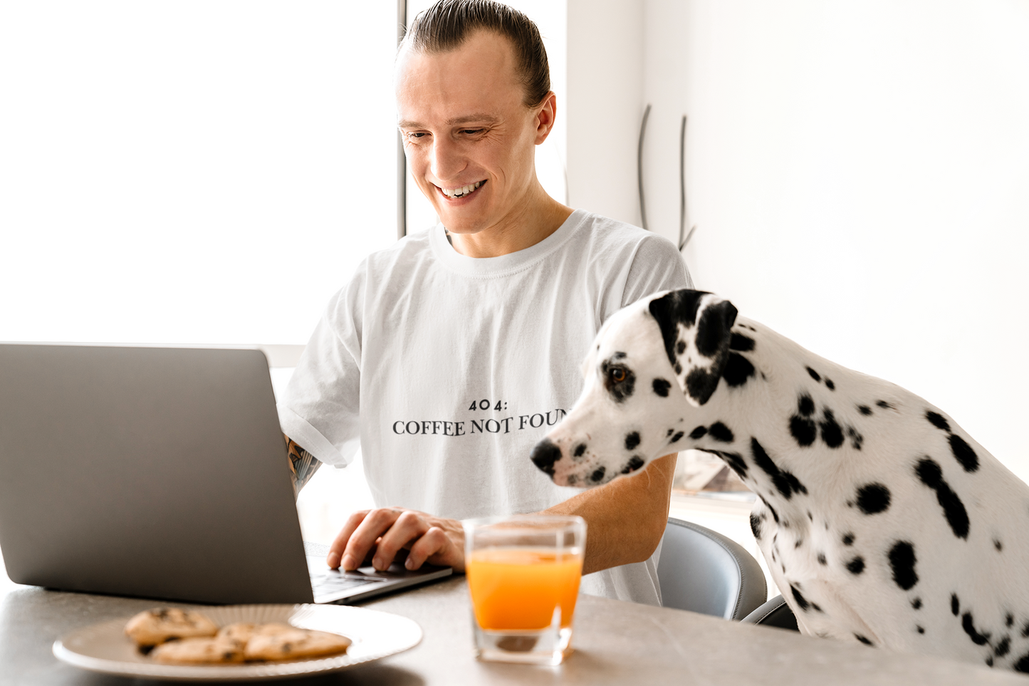 404 Coffee Not Found | Organic Oversized T-Shirt