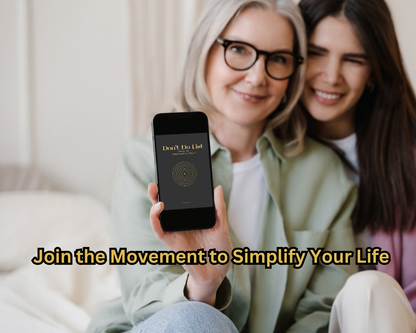 Don’t Do List E‑Book – A Guide to Letting Go & Simplifying Life