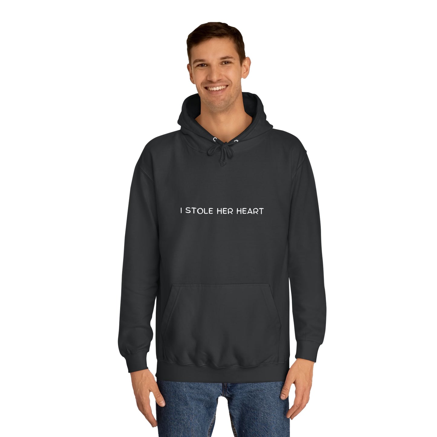 ❤️ "I Stole Her Heart" Unisex Hoodie – The Perfect Matching Gift for Couples! ❤️