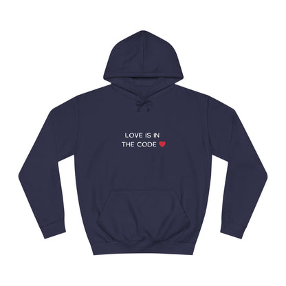 💻❤️ Love is in the Code Hoodie – Cozy & Geeky Valentine’s Gift for Developers & Tech Lovers
