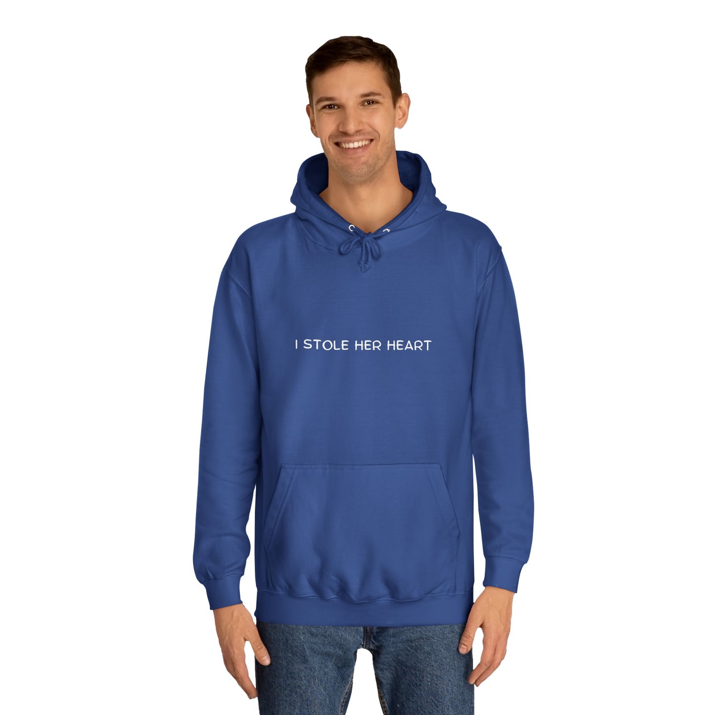 ❤️ "I Stole Her Heart" Unisex Hoodie – The Perfect Matching Gift for Couples! ❤️