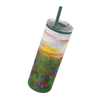 Wild Bloom “Floral Sunset” 20 oz Skinny Tumbler