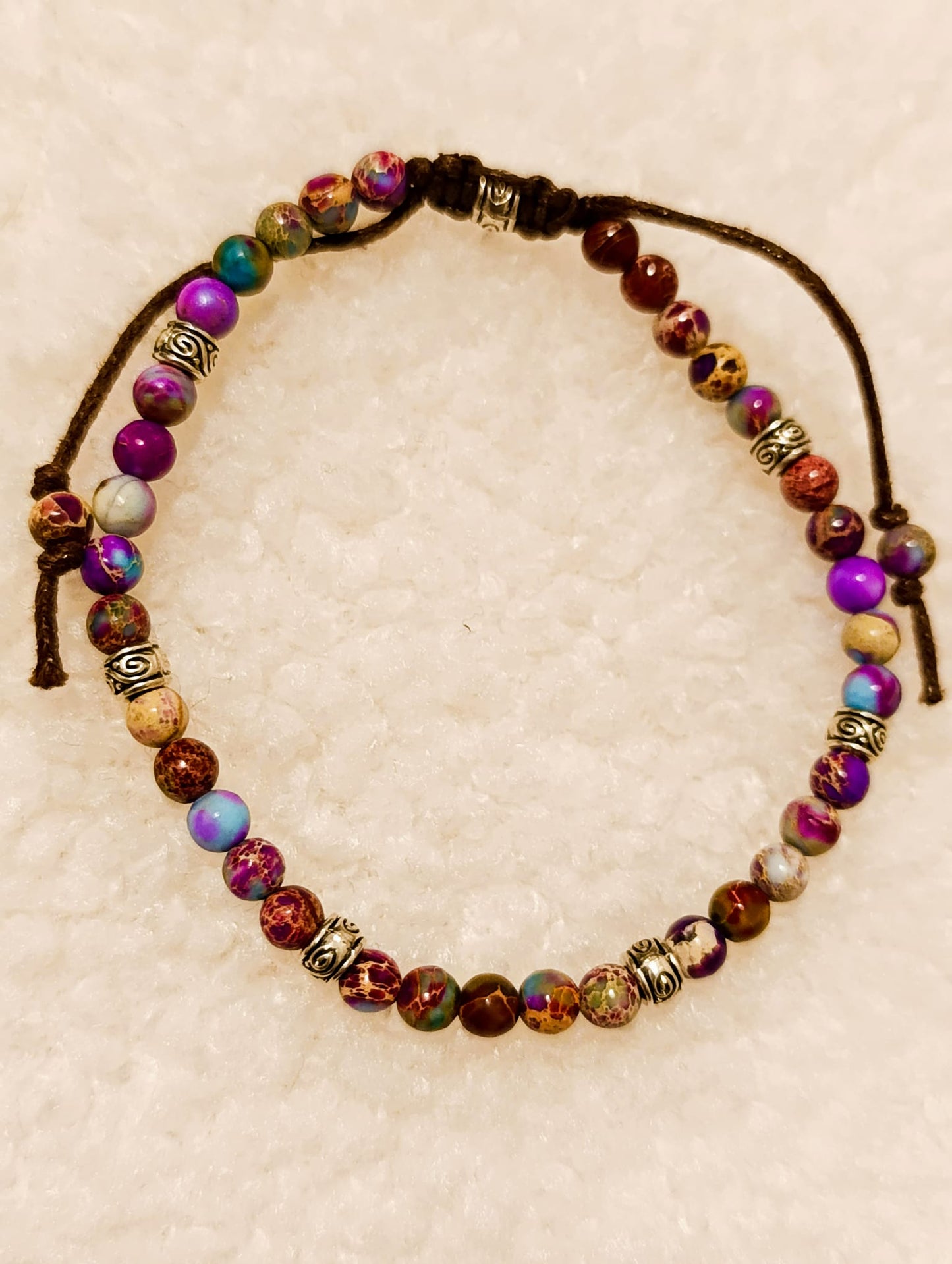 Handmade Jasper Stone Beaded Bracelet