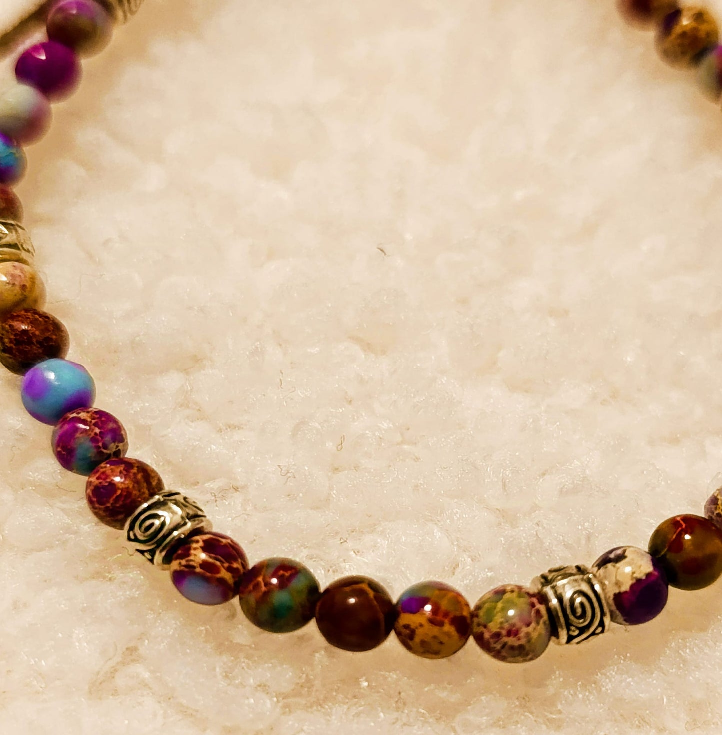 Handmade Jasper Stone Beaded Bracelet