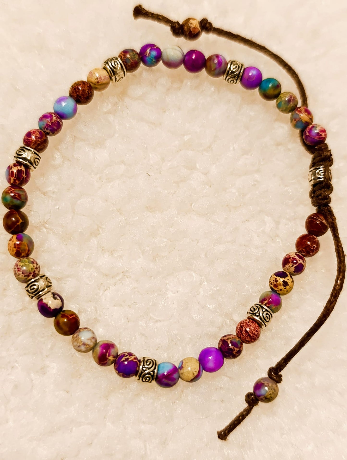 Handmade Jasper Stone Beaded Bracelet
