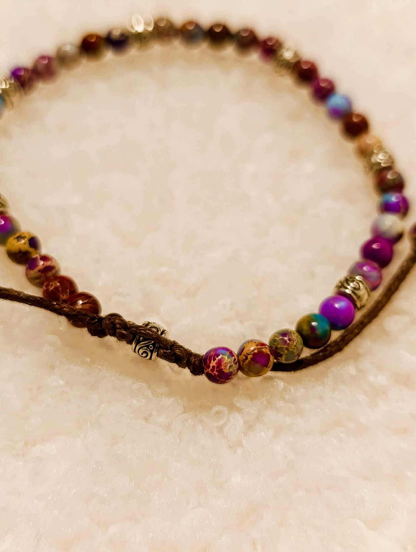 Handmade Jasper Stone Beaded Bracelet