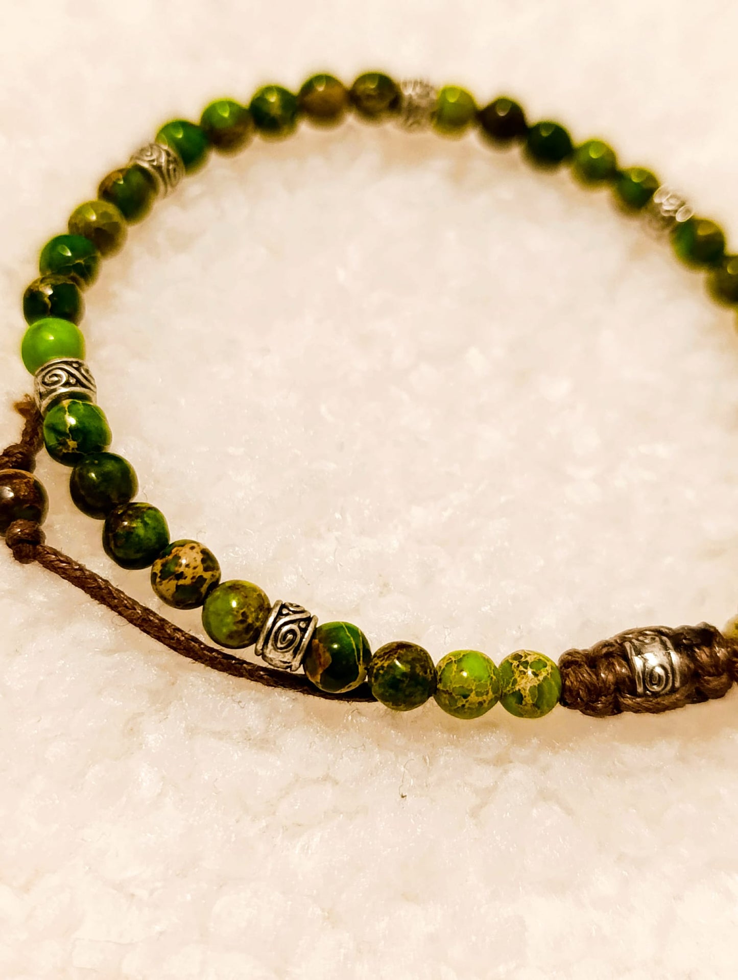 Handmade Jasper Stone Beaded Bracelet
