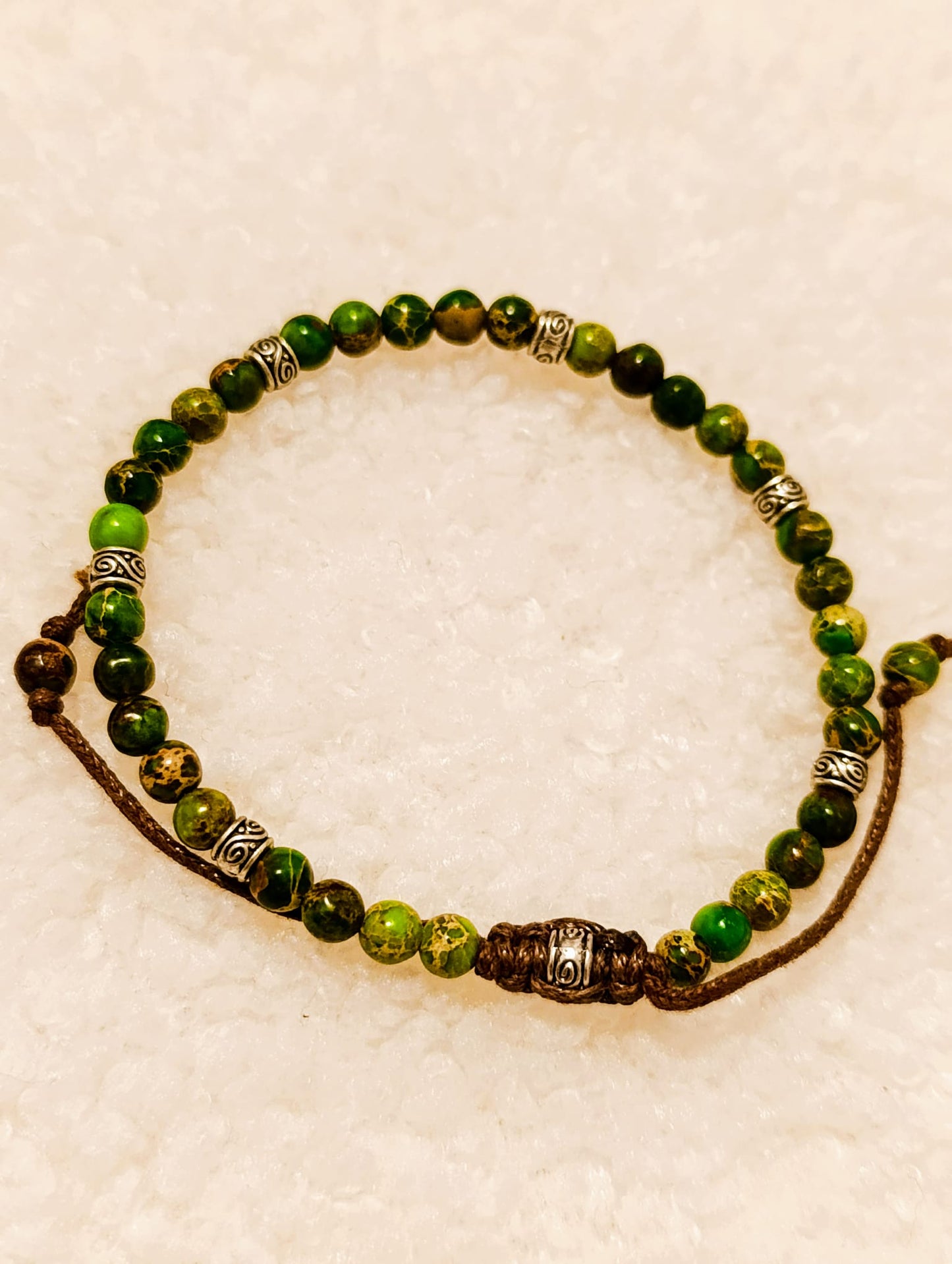 Handmade Jasper Stone Beaded Bracelet
