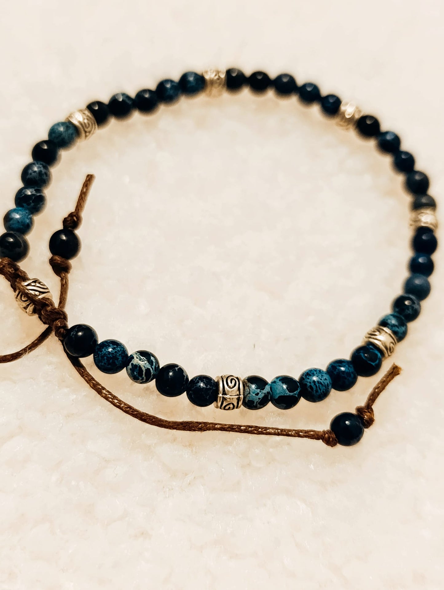 Handmade Jasper Stone Beaded Bracelet