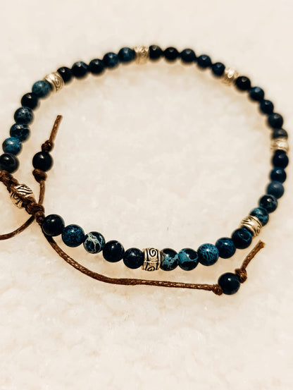 Handmade Jasper Stone Beaded Bracelet