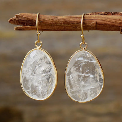 Boho Gem Huggie Earrings