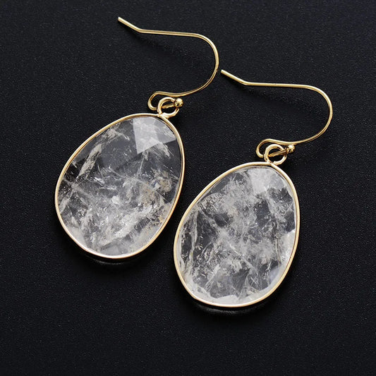 Boho Gem Huggie Earrings
