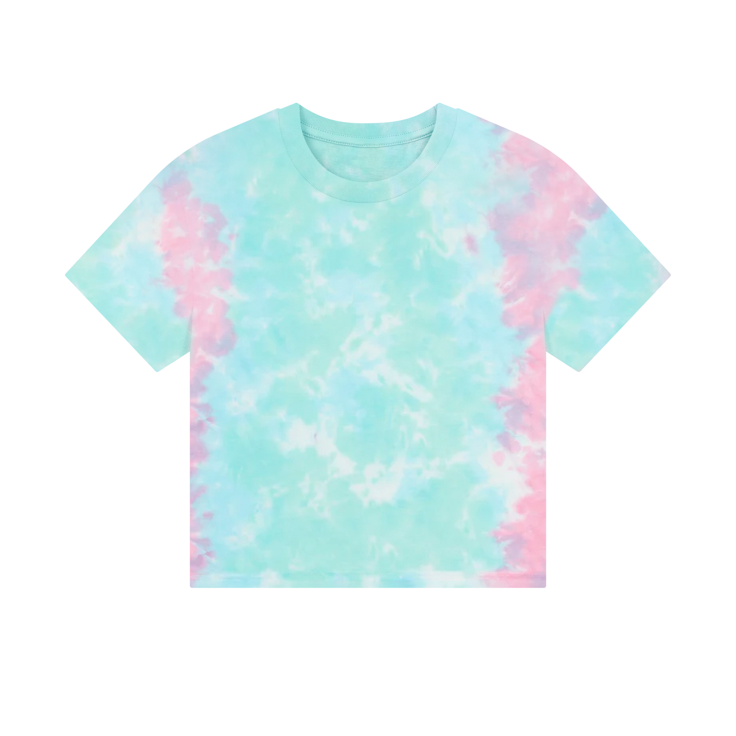 Women’s Organic Boxy Tie-Dye T-Shirt – ‘Leave Me the F* Alone’