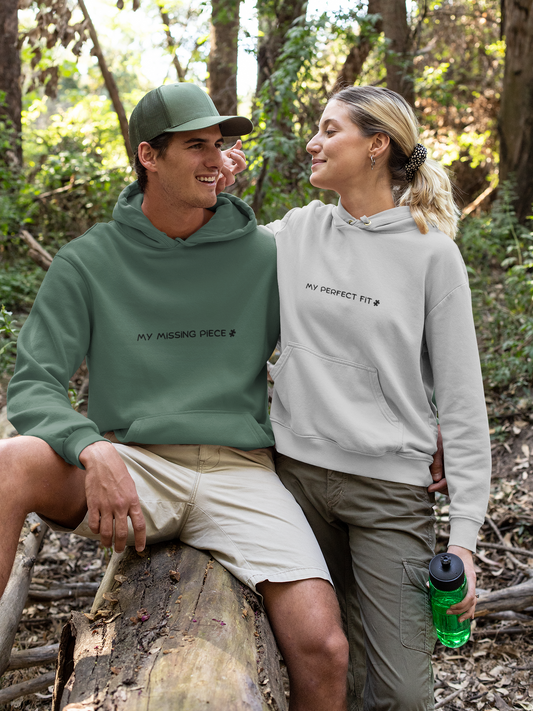 🧩 My Missing Piece Hoodie – Cute Matching Couple Sweatshirt, Valentine’s Day Gift, or Cozy Everyday Wear