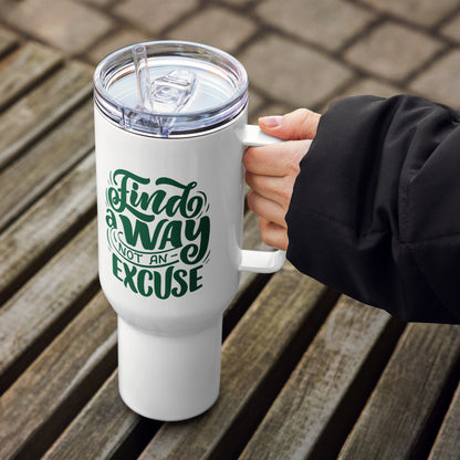 Travel Mug with Handle – Vacuum‑Sealed Cup